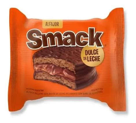ALFAJOR SMACK CHOCOLATE 60gr (comprando 3 o mas precio mayorista)